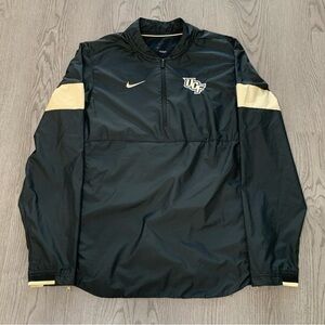 Nike University Central Florida UCF Black‎ Shield 1/4 Zip Jacket Pullover Small
